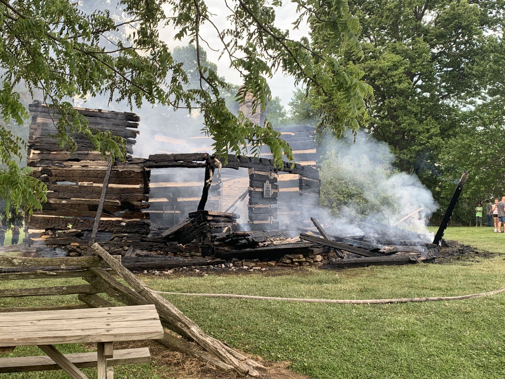 George Rogers Clark Homesite Fire